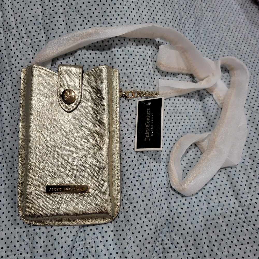 juicy couture phone holder crossbody nwt